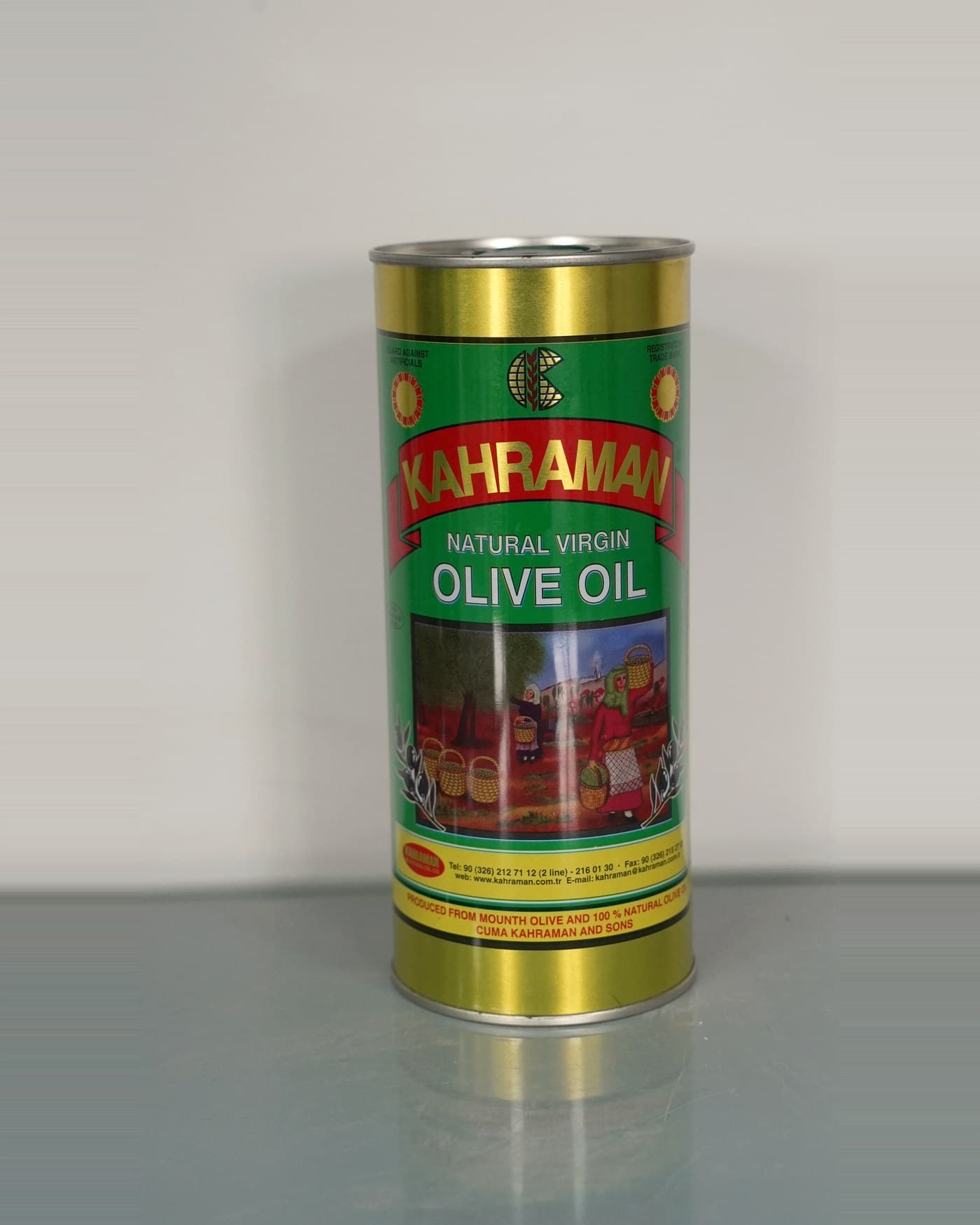 Cylindrical tin